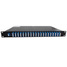 40 Channel DWDM Mux DEMUX Wdm Multiplexer, SC LC Connector Type Transmit System